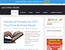 Tablet Screenshot of livrosonlinegratis.net